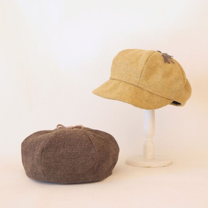 [帽子样式及英文配方] 制作两种六片式贝雷帽和报童帽的超值样式。可爱并且非常适合初学者。 - 手工艺教程/工具书 - 其他材质 