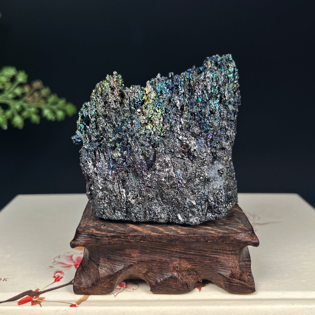 天然七彩矿原石摆件 工艺装饰品 观赏奇石矿物标本 舒缓紧张 - 摆饰 - 半宝石 