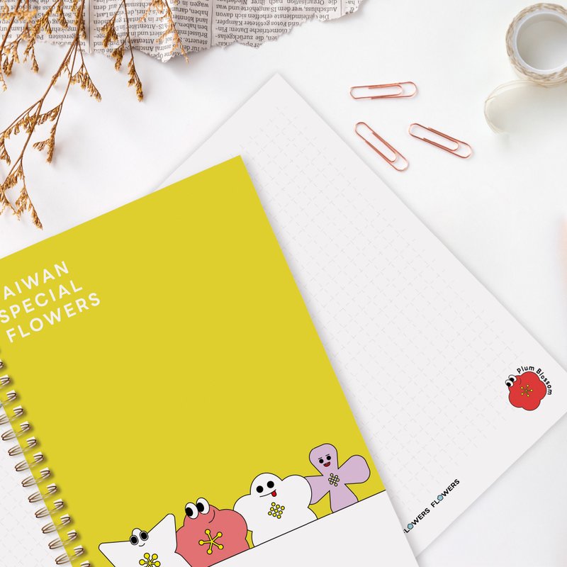 岛语花香丨线圈笔记本 / 记事本 / 手帐 A5 横线 – 牵手光阴 - 笔记本/手帐 - 纸 