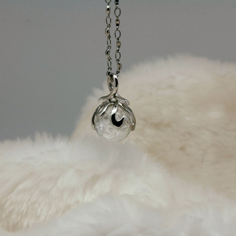 香氛项链 - 甜心小糖果香水瓶 精油瓶 附精油滴管 - 白色 - 项链 - 琉璃 白色