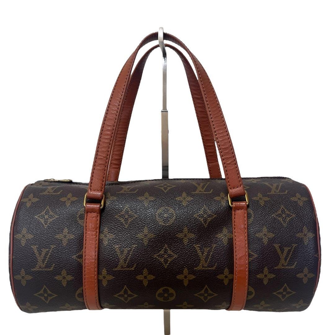 正品 Louis Vuitton 路易威登 Papillon 30 旧款 Monogram 手提包 M51365 美品 中古 - 手提包/手提袋 - 其他材质 咖啡色