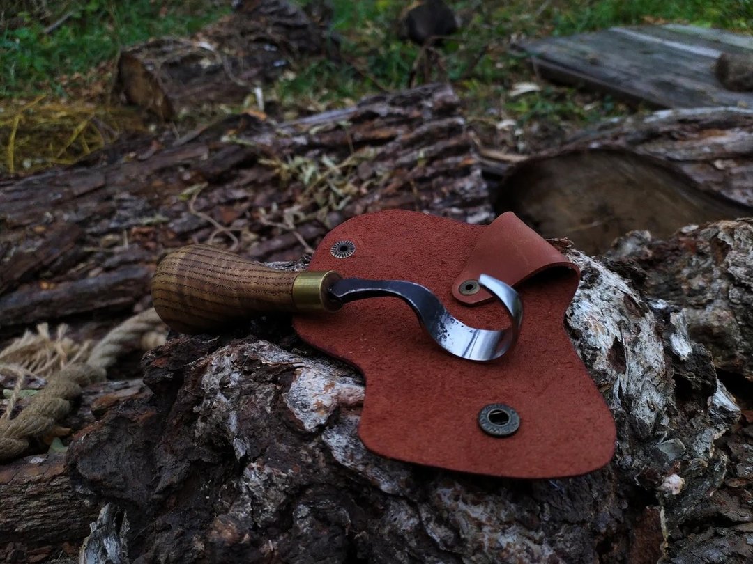 Forged spoon scorp. Spoon Carving Hook Knife. Wood Carving Tools. Spoon Carver. - 其他 - 其他材质 