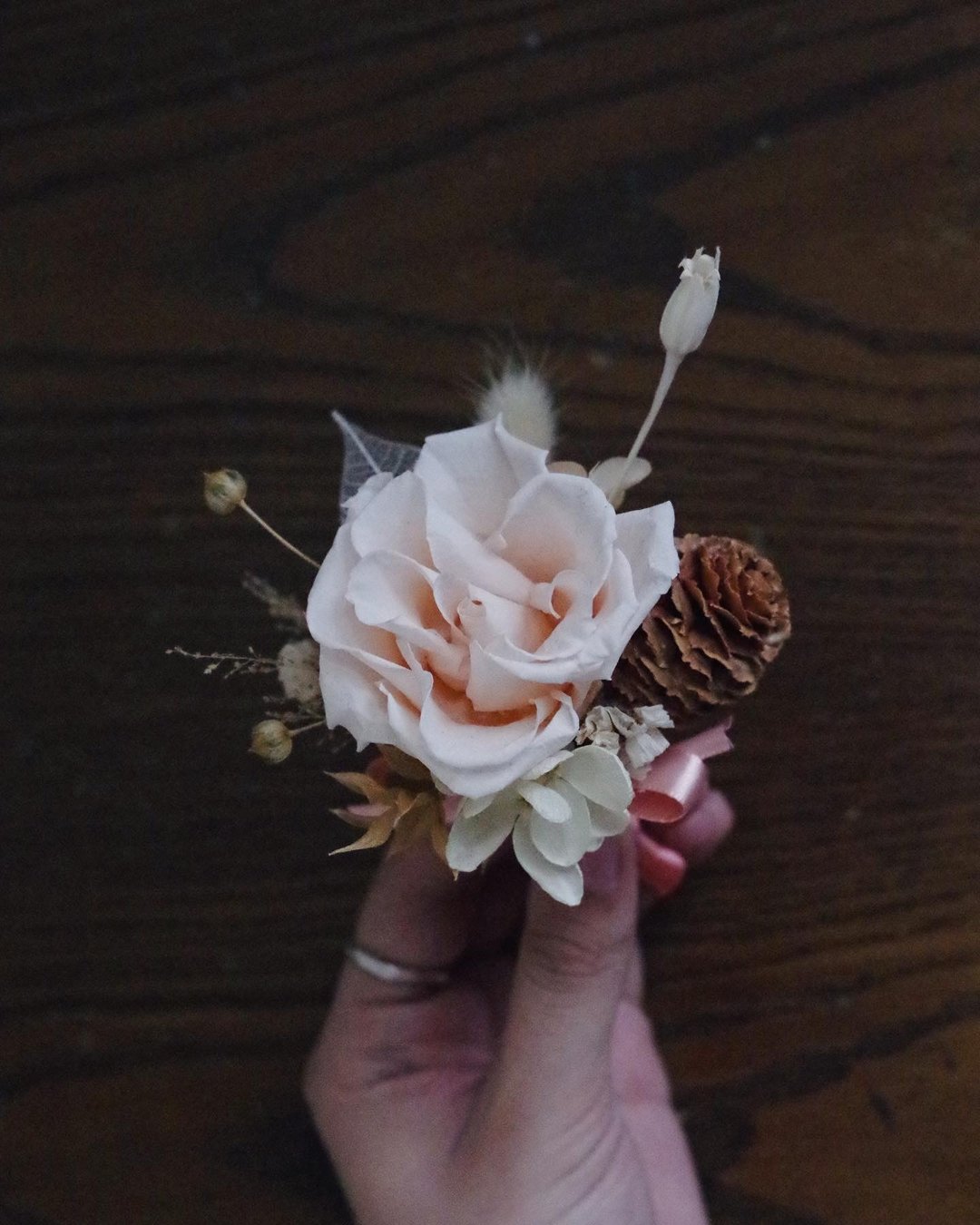【定制化礼物】 Mini Bouquet- Appletea 婚礼小物- 苹果茶 - 干燥花/捧花 - 植物．花 