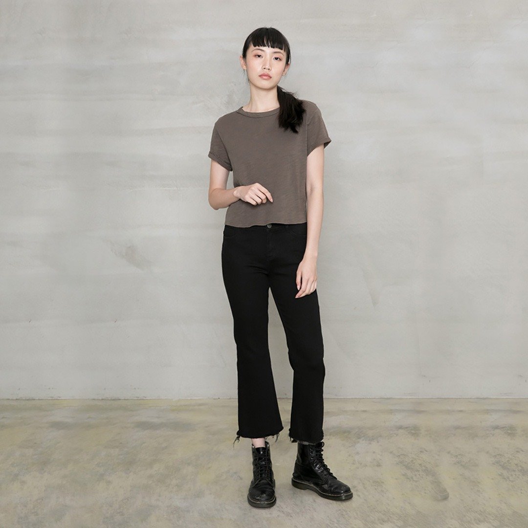 浑然自我靴型牛仔裤 Indie Soul Boot Cut Jeans P150 - 女装长裤 - 棉 多色