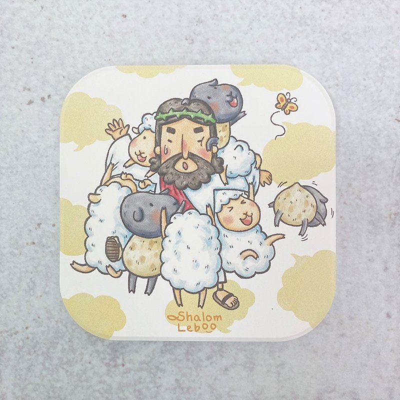 插画吸水杯垫-孩子王 - 杯垫 - 陶 