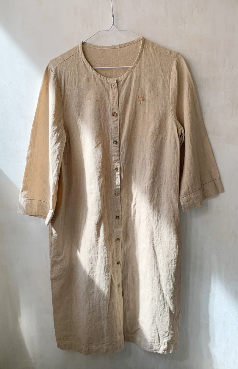 棉麻洋装--栾树果实 - 洋装/连衣裙 - 棉．麻 