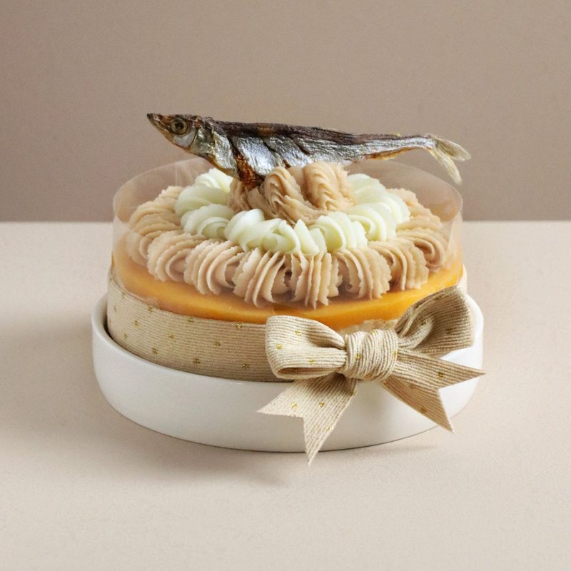 猫咪烤鱼蛋糕 宠物肉肉蛋糕 毛小孩专属 柳叶鱼干 毛家人蛋糕房 - 猫罐头/鲜食 - 新鲜食材 