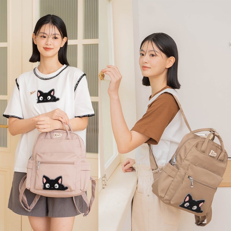 大吐司包 小黑猫 毛巾绣 后背包【330024】 - 后背包/双肩包 - 防水材质 多色