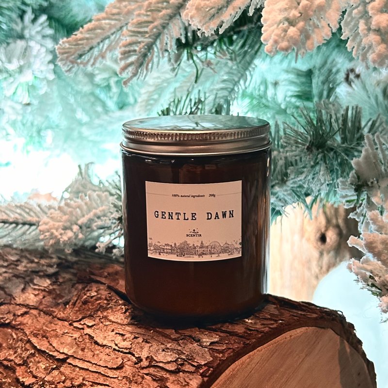 (柑橘草本芳香) 蜡烛(80克/200克) - 柔和之晨 - 香薰/精油/线香 - 玻璃 