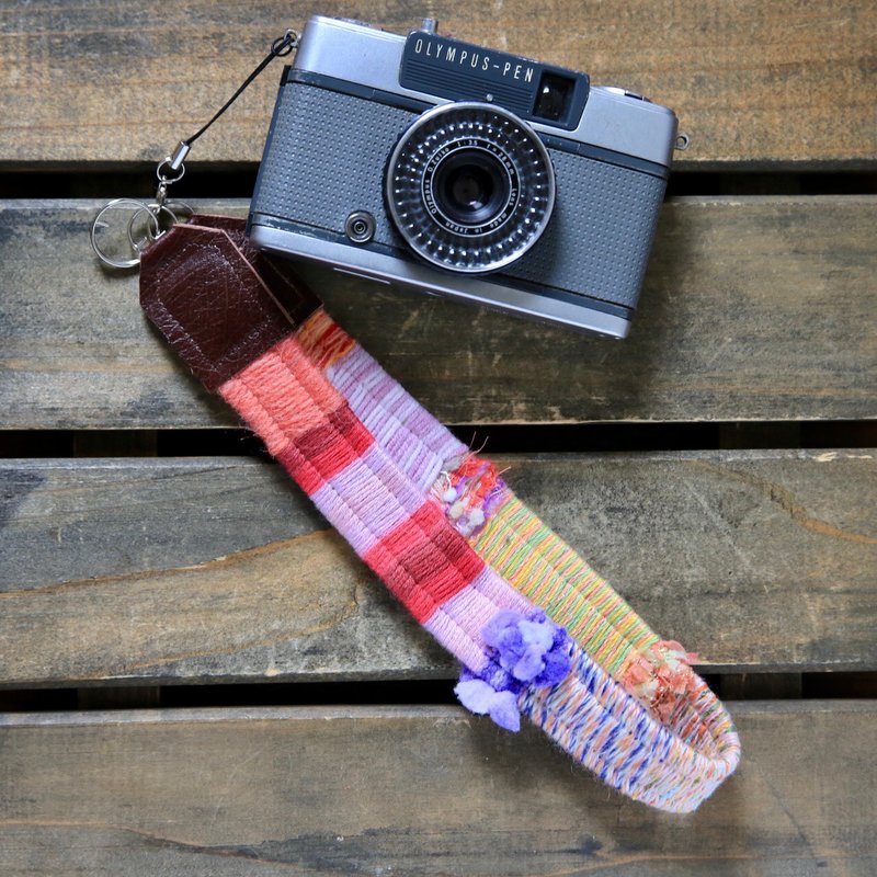 Yarn hand strap # 8 - 相机背带/脚架 - 棉．麻 多色