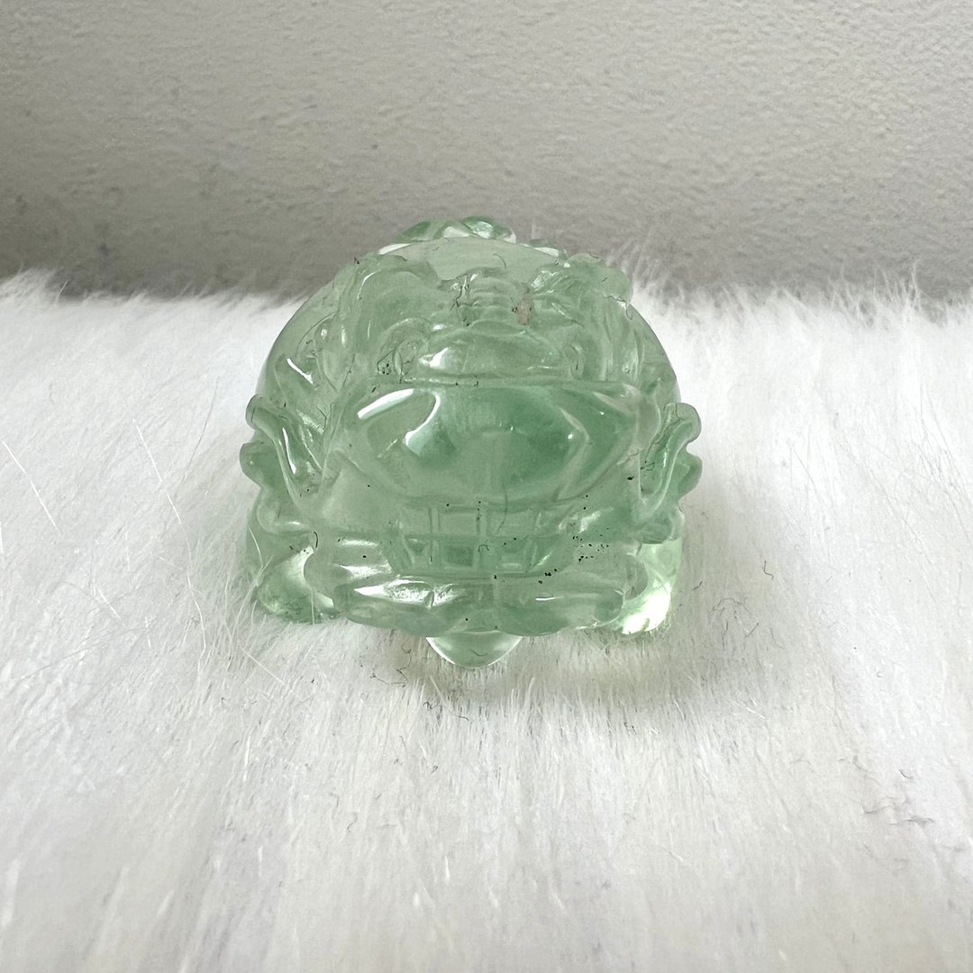 绿萤石龙龟 | 水晶 | 水晶龙龟 | 水晶摆件 - 摆饰 - 水晶 绿色