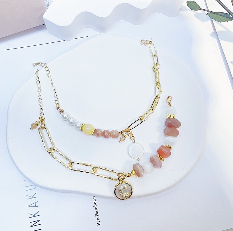 串串手作|法式质感双链手作课程(高阶手作课程) - 金工/饰品 - 半宝石 