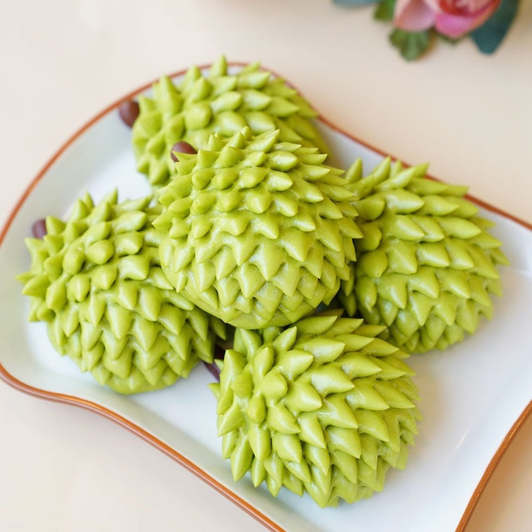 美姬馒头 榴槤鲜乳造型奶黄包 一盒6入 - 其他 - 其他材质 