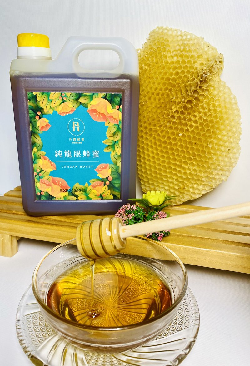【丹露蜂蜜】纯龙眼蜂蜜1800g一入 - 蜂蜜/黑糖 - 其他材质 橘色