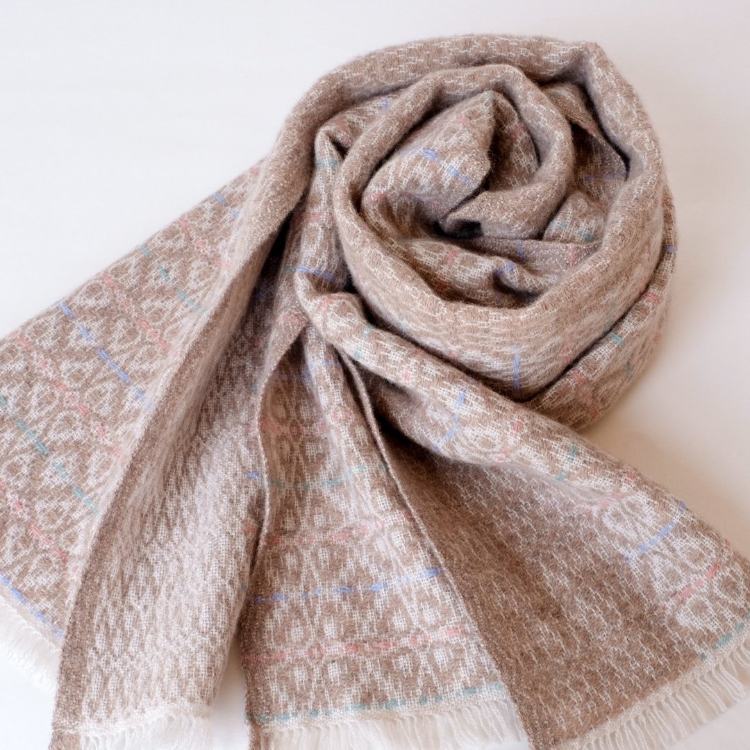 Cashmere 100%手工喀什米尔披肩【彩华06】 - 围巾/披肩 - 其他材质 