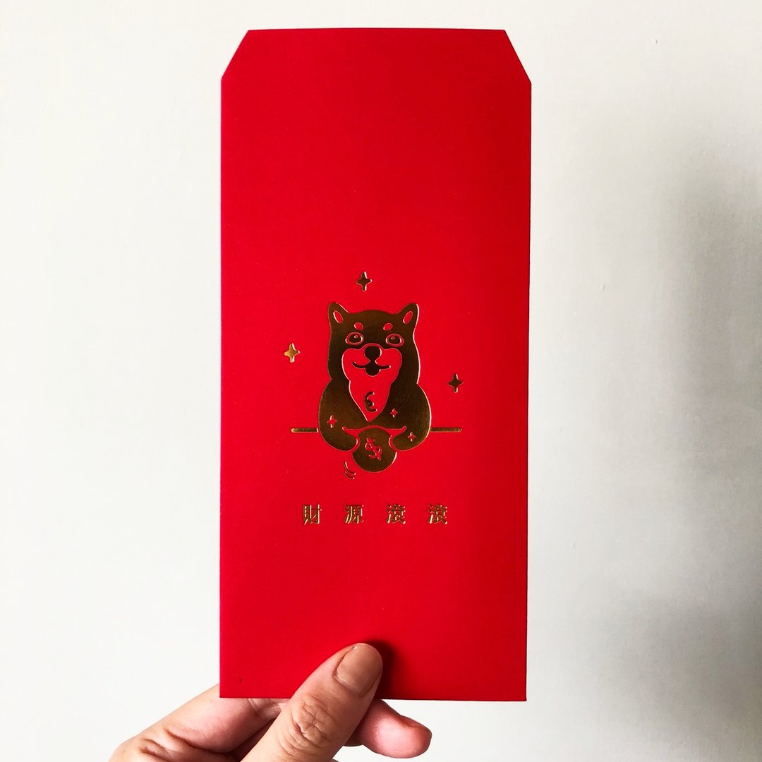柴柴红包袋 - 柴圆滚滚(10入) - 红包/春联 - 纸 红色
