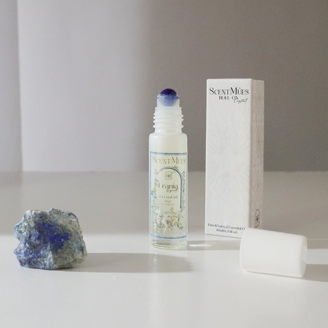 Urania 青金石植萃能量油/10ml 直觉&洞察力 舒心去躁 改善沟通 - 香薰/精油/线香 - 水晶 蓝色