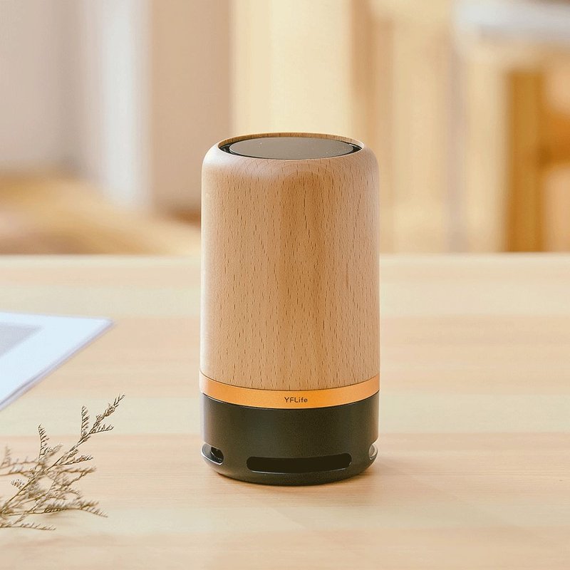 AIRone 智慧型光触媒空气净化器 榉木金 0耗材异味甲醛病菌都消灭 - 其他小家电 - 木头 金色