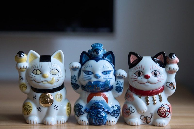 AKOMEYA TOKYO | 石黒亜矢子 瀬戸猫 11cm - 摆饰 - 陶 黑色