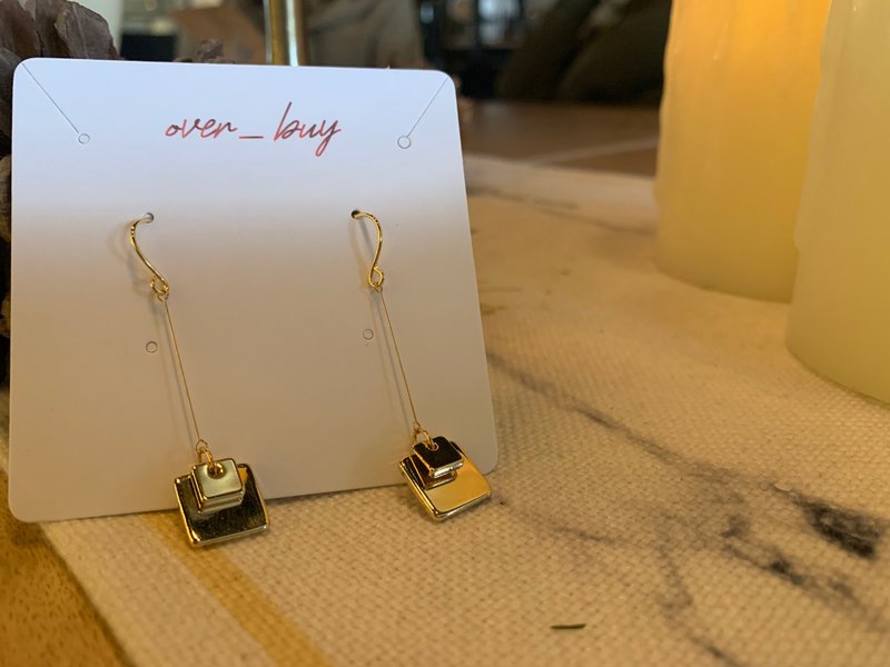 千方百计 | 金属耳环 耳夹 - 耳环/耳夹 - 其他金属 金色