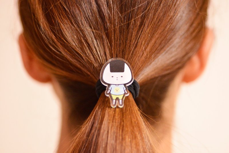 Onigiri Musubi Rubber_POP Onigiri - 发饰 - 压克力 白色
