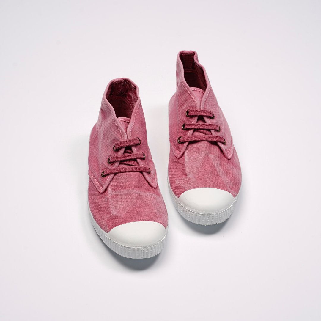 西班牙帆布鞋 CIENTA 60777 42 粉红色 洗旧布料 大人 Chukka - 女款休闲鞋 - 棉 粉红色