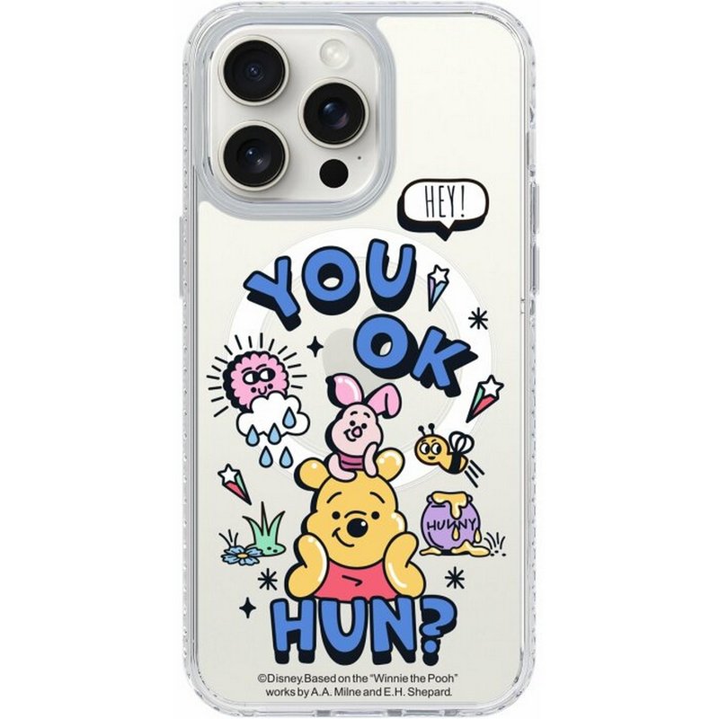 迪士尼 小熊维尼 iPhone16 Samsung S25 气垫防摔/标准镜面手机壳 - 手机壳/手机套 - 塑料 多色