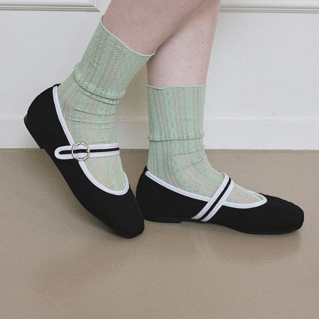 PRE-ORDER SPUR Soft Wrinkle Maryjane Flat -US7045 - 其他女款皮鞋 - 其他材质 