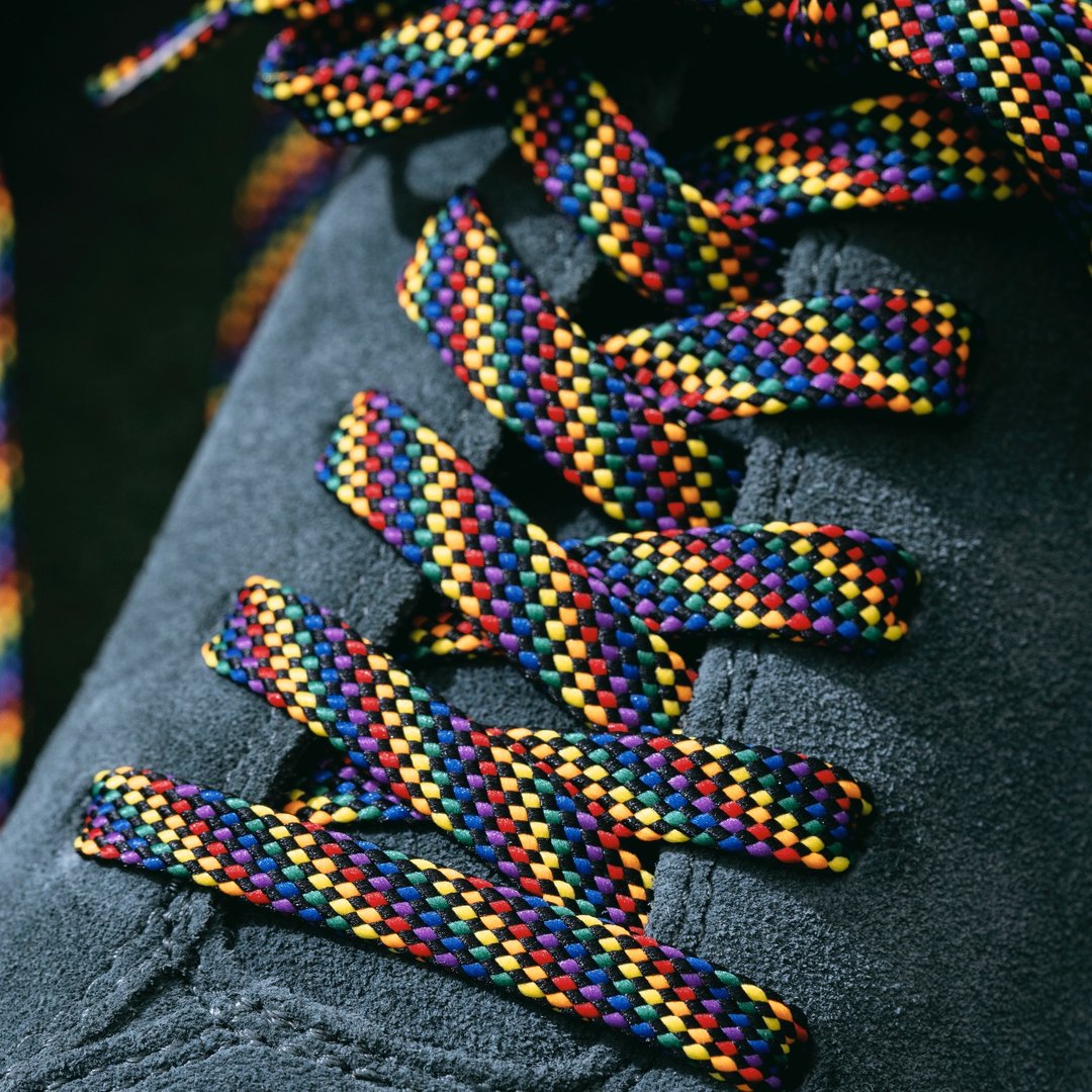 独创鞋带 彩虹旗扁带 LGBT Flat Shoelace 台湾设计生产 - 其他 - 聚酯纤维 黑色