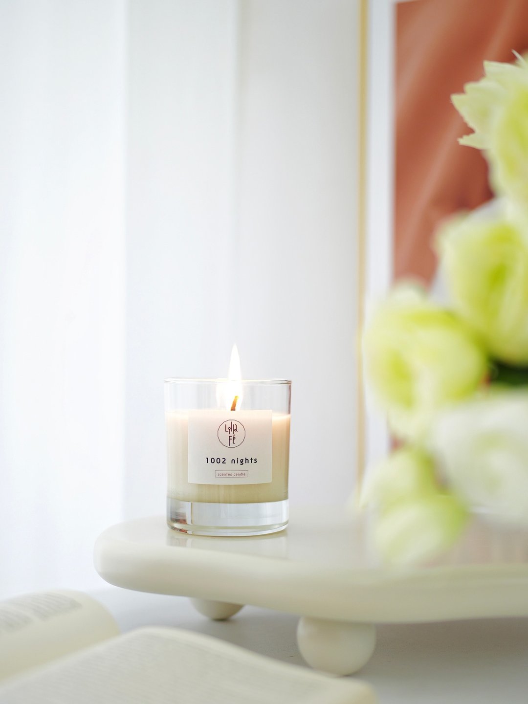 香水蜡烛【 一千零二夜 1002 night 】Scent candle - 蜡烛/烛台 - 其他材质 粉红色