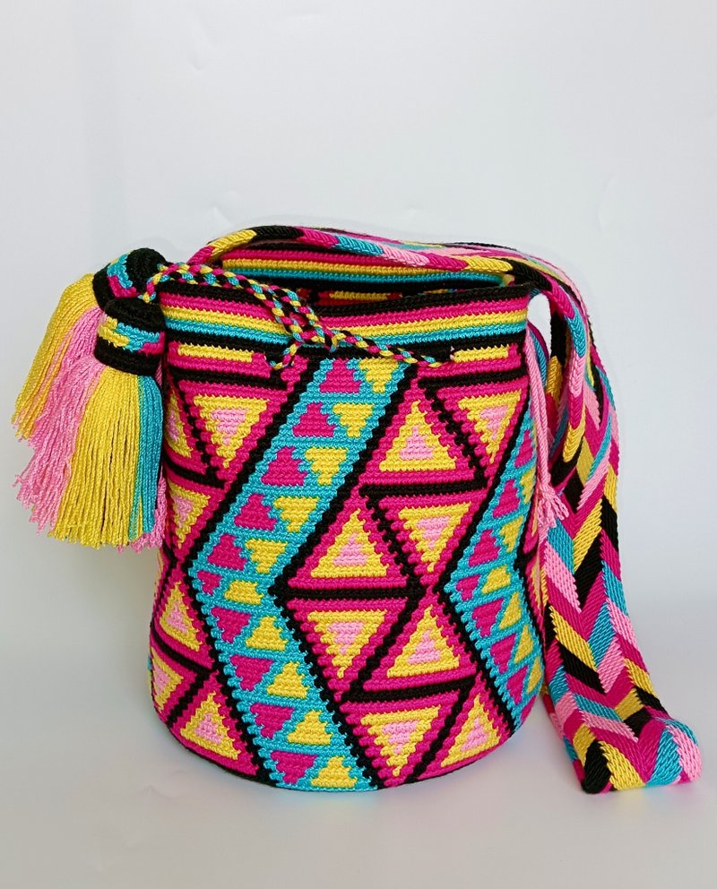 Waiyu 包 五色 M 尺寸 - 侧背包/斜挎包 - 棉．麻 