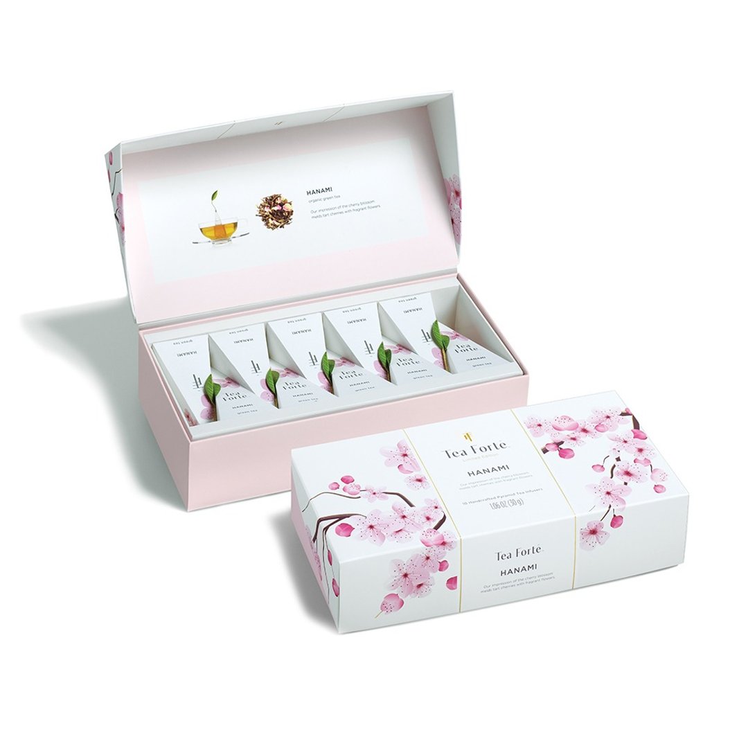 即期优惠-Tea Forte 10入金字塔型丝质茶包 - 花见茶集 - 茶 - 新鲜食材 