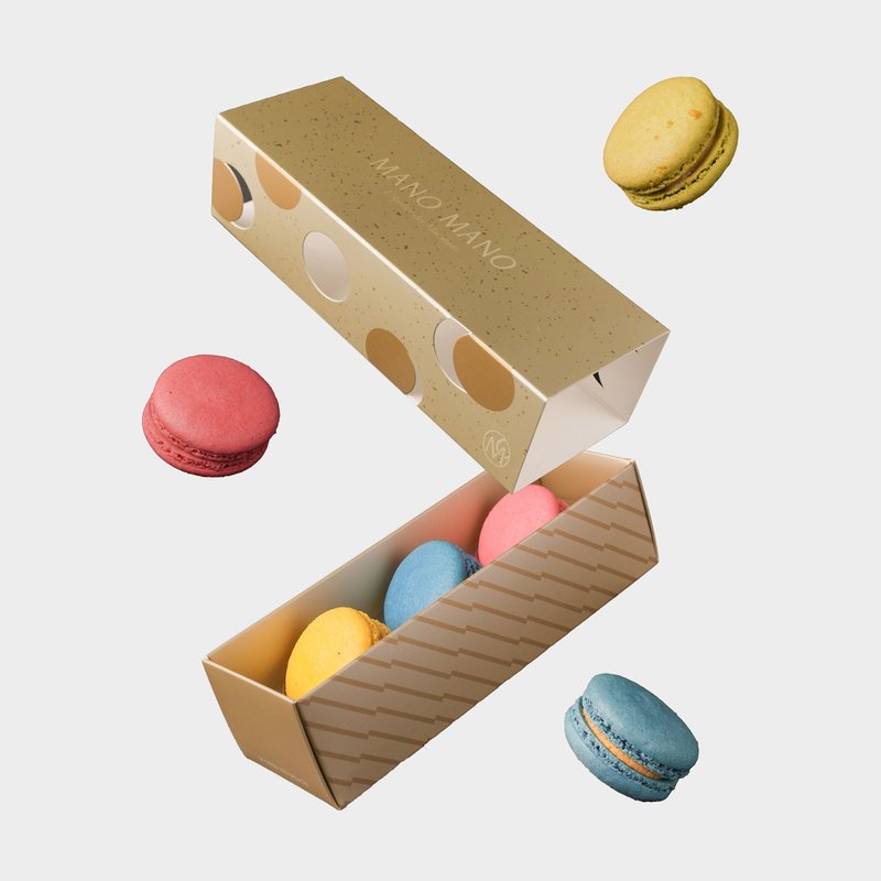 MANO MANO 义式手工马卡龙礼盒3入 - 蛋糕/甜点 - 其他材质 