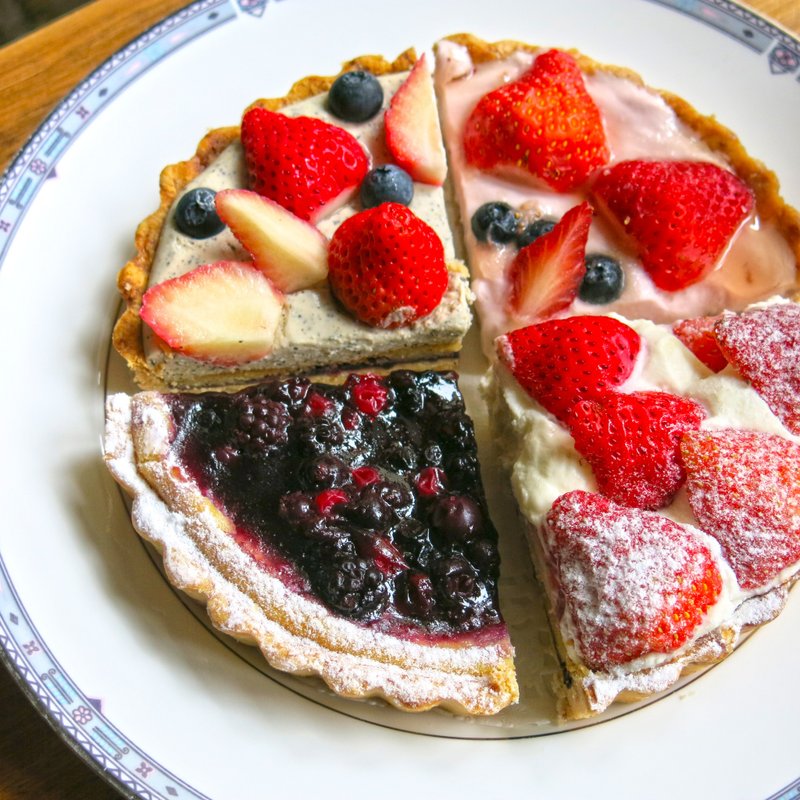 节气限定-“爱吃鱼的狗”草莓四重奏甜派拼盘 - 咸派/甜派 - 新鲜食材 红色