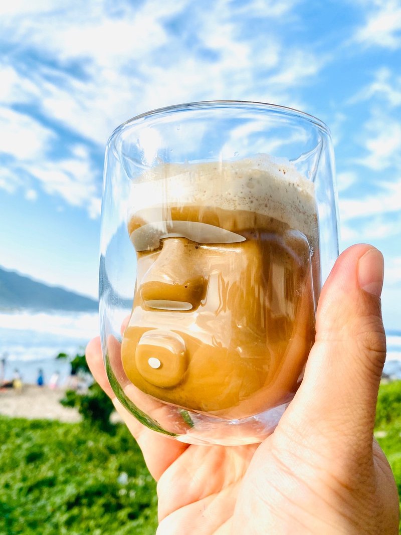 摩艾立体双层玻璃杯 - 玻璃杯 - 玻璃 透明