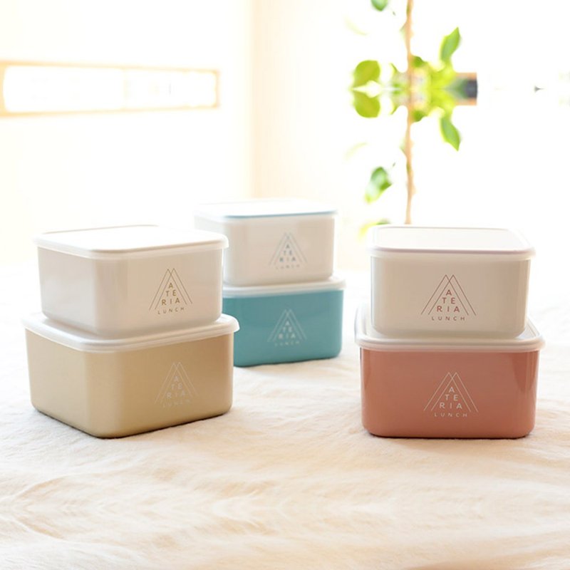 Maturite便当盒/2入组 (3色可选) - 便当盒/饭盒 - 塑料 多色