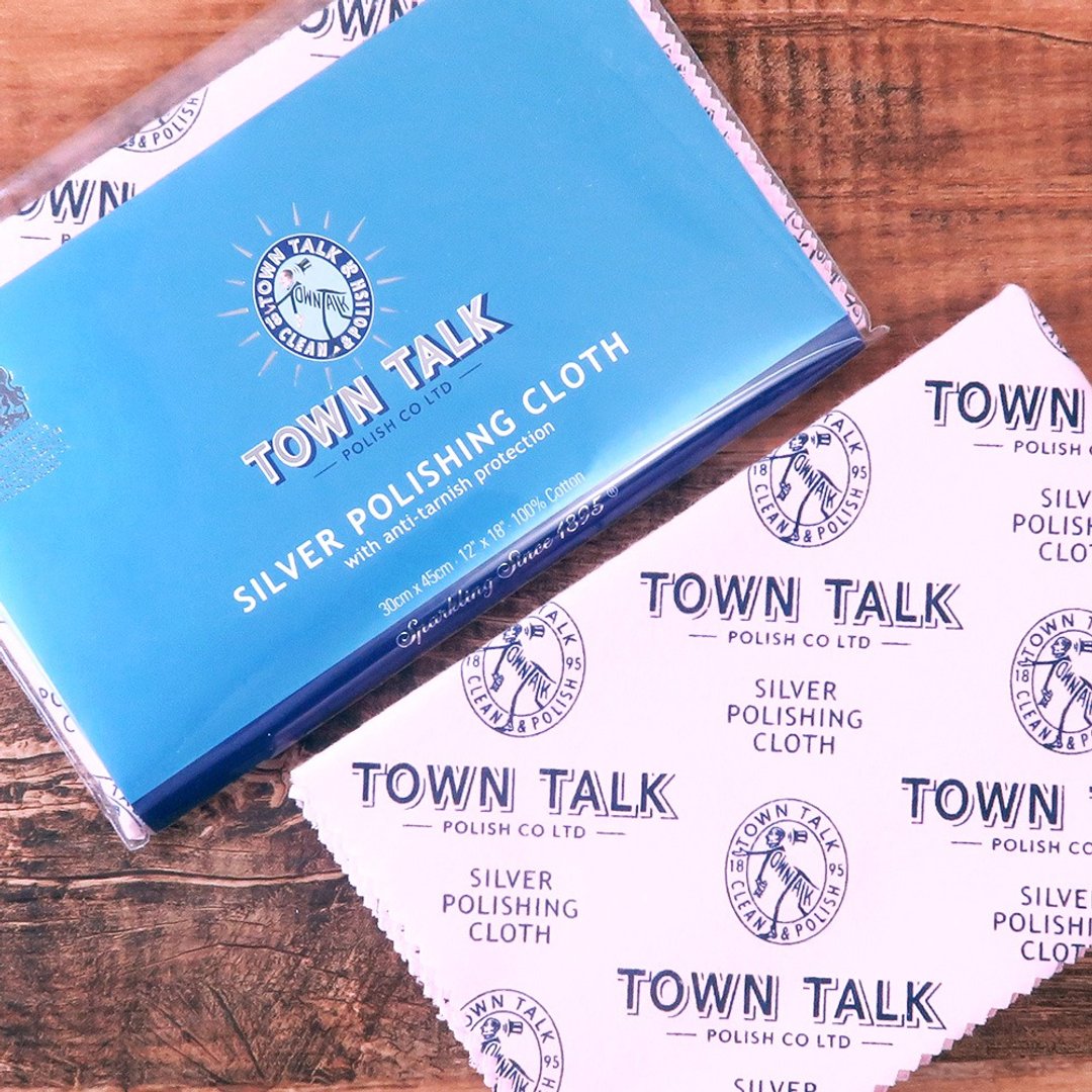 Town Talk 英国制 银器拭亮布 (大) 擦银布/拭银布 银饰清洁保养 - 戒指 - 其他材质 粉红色