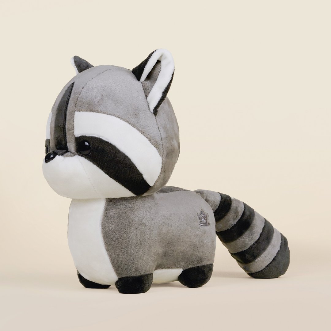 Bellzi | Raccooni-Standing 站姿浣熊玩偶 - 玩偶/公仔 - 其他人造纤维 灰色