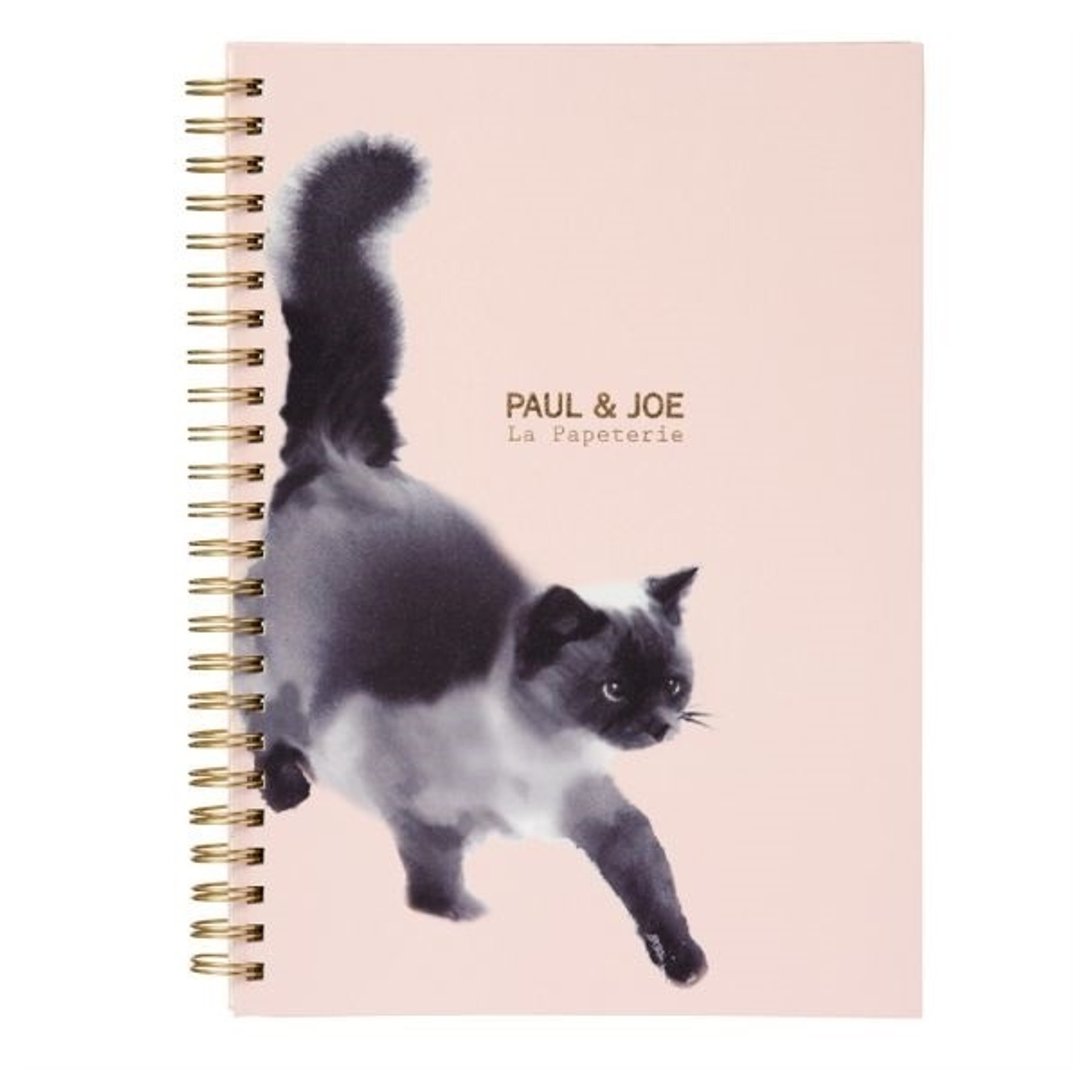 Mark's x PAUL & JOE A5线圈笔记本【水墨猫咪 (PAJ-NB1-F)】2017春夏限定文具系列 - 笔记本/手帐 - 纸 粉红色