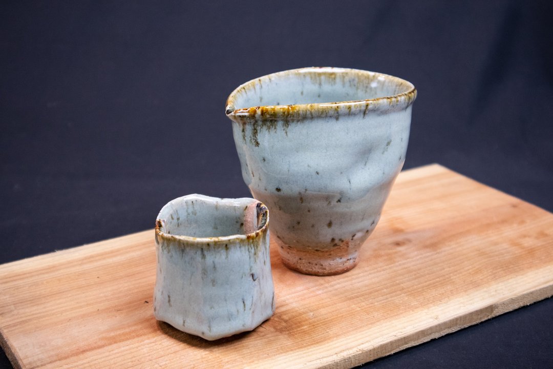 Yuuhai series 2022 Container for cold Sake - 酒杯/酒器 - 陶 