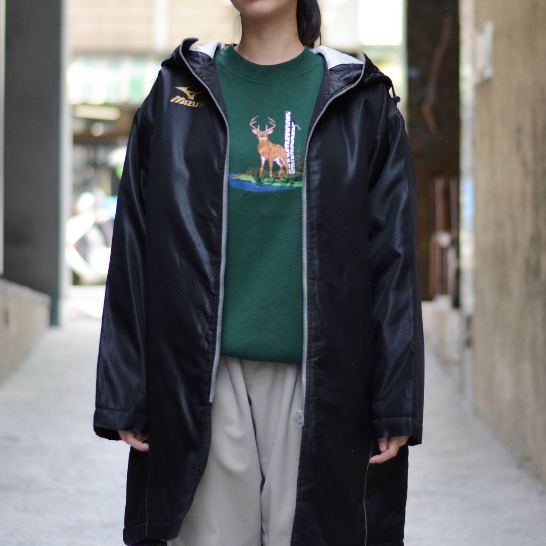 CC08  |  美津浓 MIZUNO  |  古着防风运动铺棉外套 - 男装外套 - 其他材质 