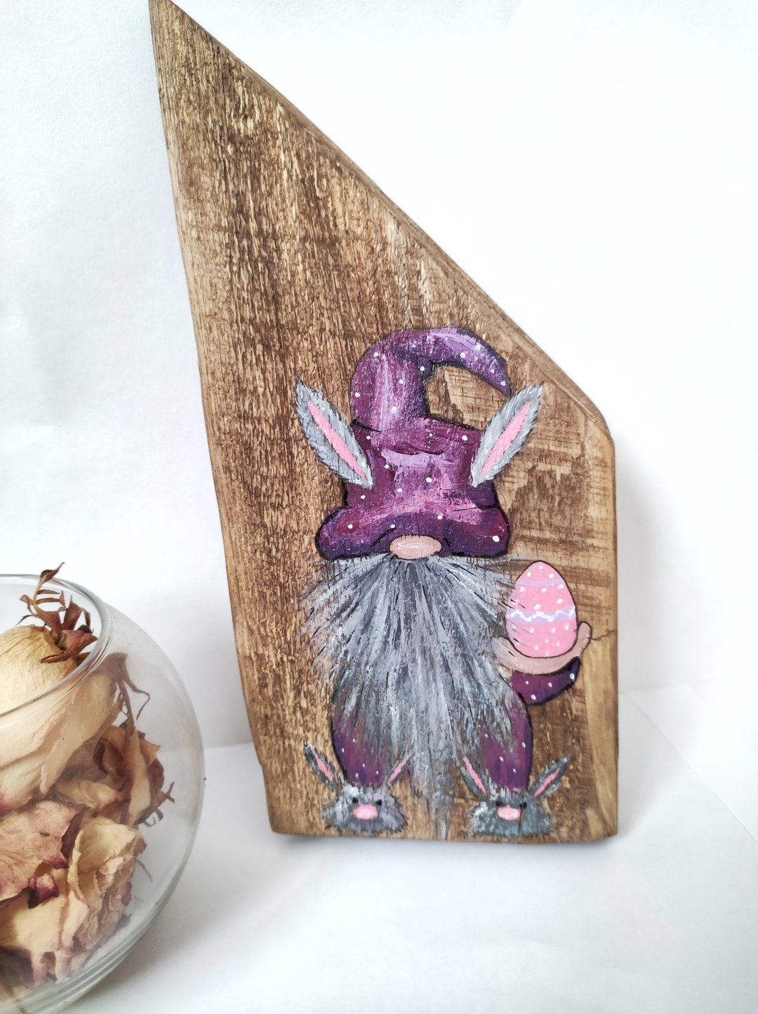 Easter gnome Gnome sweet gnome Swedish gnome - 其他 - 木头 紫色