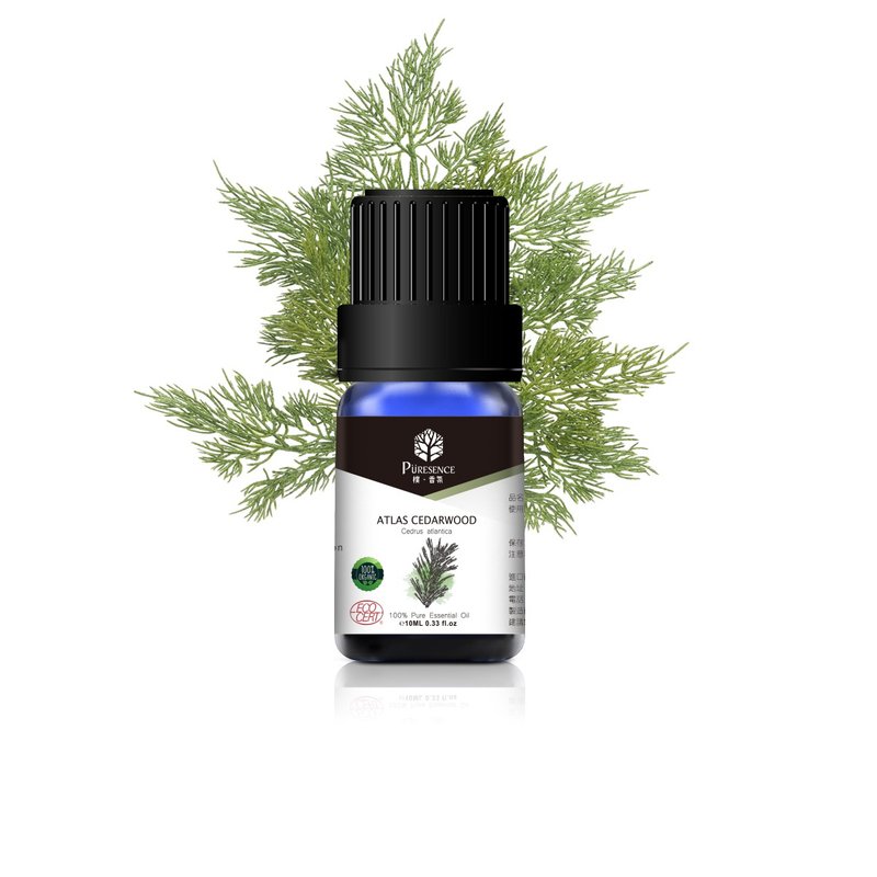 朴香氛PÜRESENCE有机大西洋雪松精油(Cedarwood Atlas)10ml - 香薰/精油/线香 - 精油 咖啡色