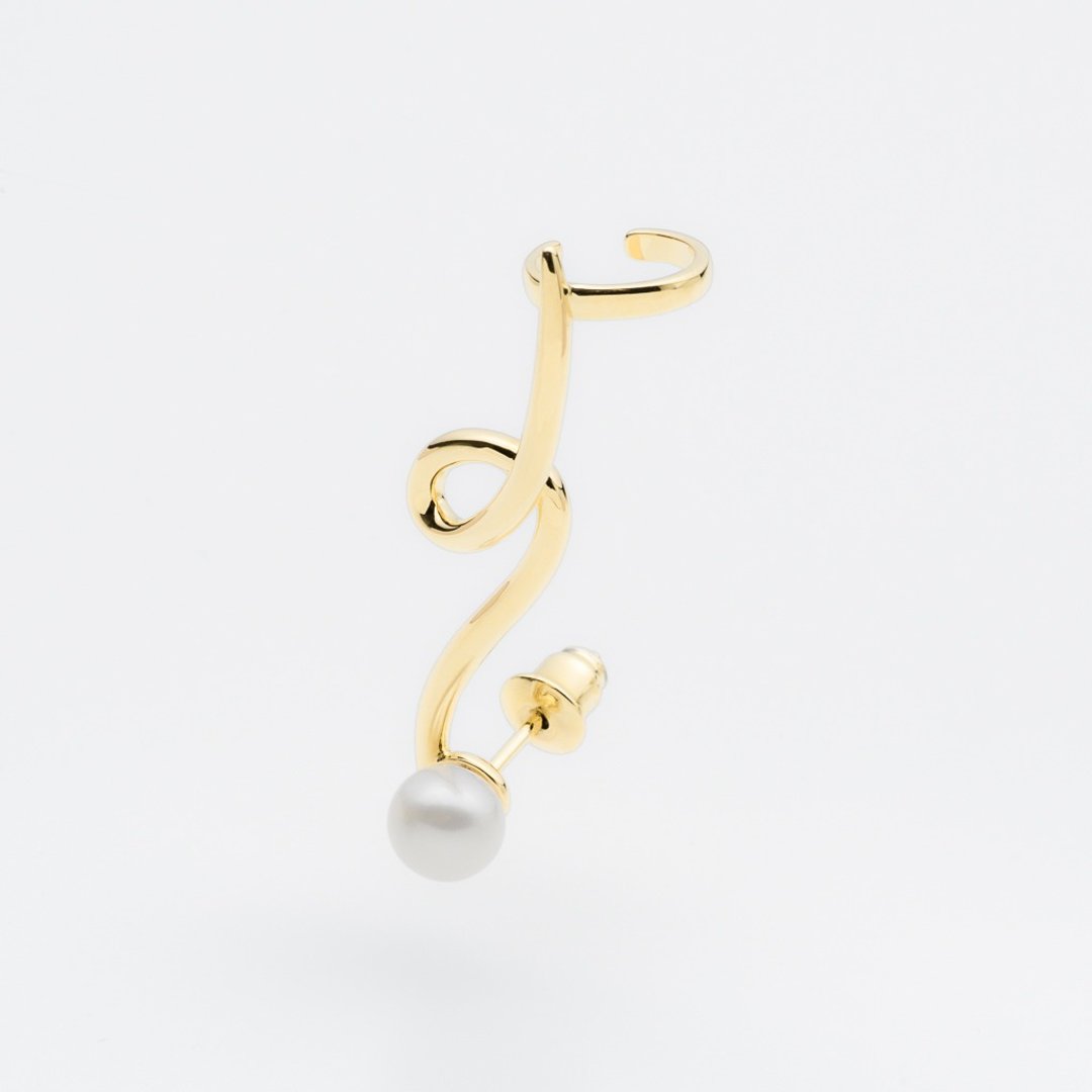 独特迷人 / Jill ear cuff 单边 - 耳环/耳夹 - 其他金属 金色