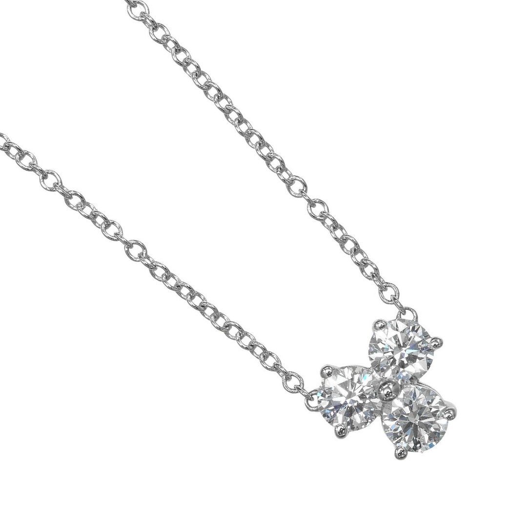 【日本直送】蒂芙尼 项链 Aria Pt950 铂金 钻石 约 2.68g TIFFANY&Co.【二手】A 级 - 项链 - 贵金属 银色