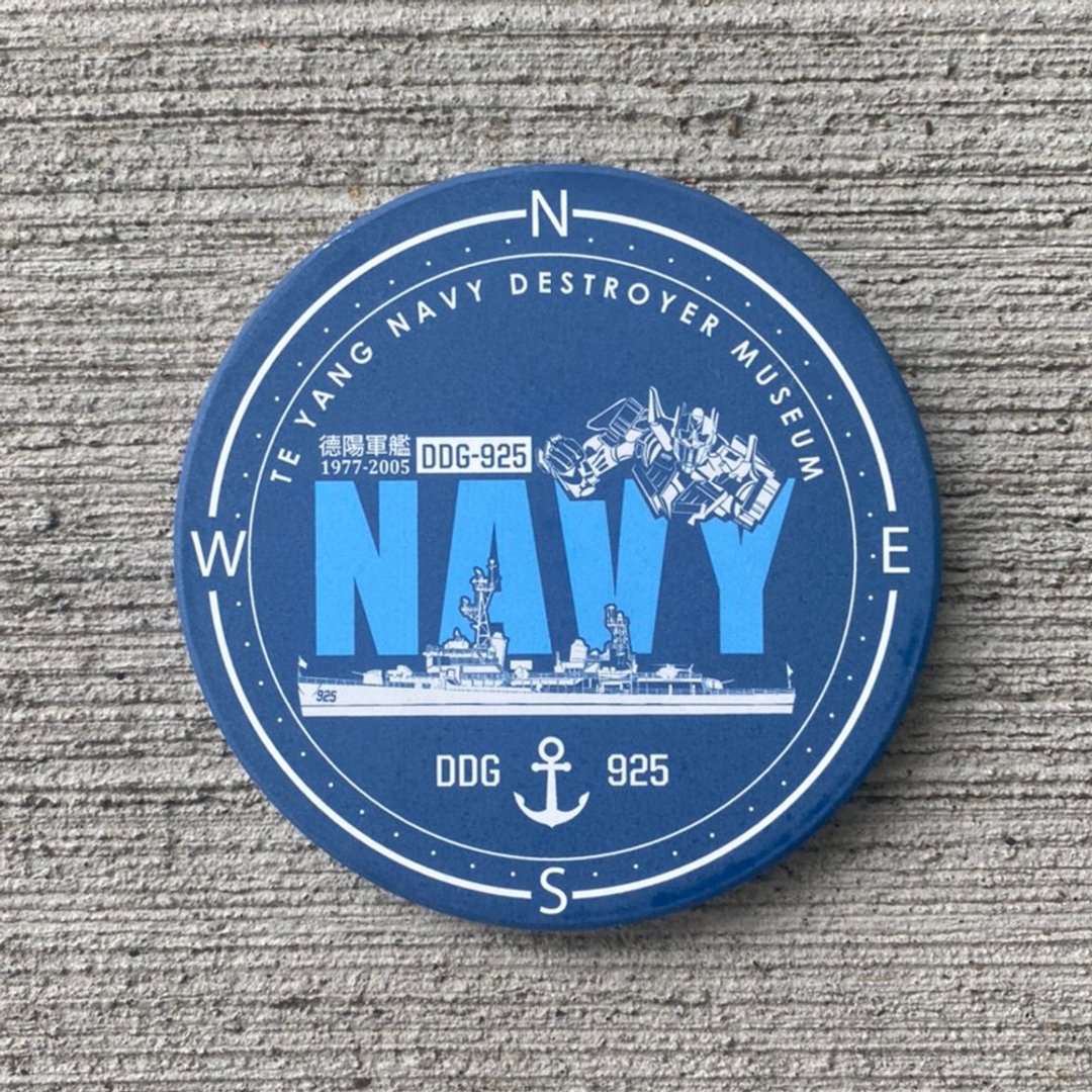 【德阳军舰X钢铁机器人特展】吸水杯垫-钢铁NAVY款 - 其他 - 其他材质 蓝色