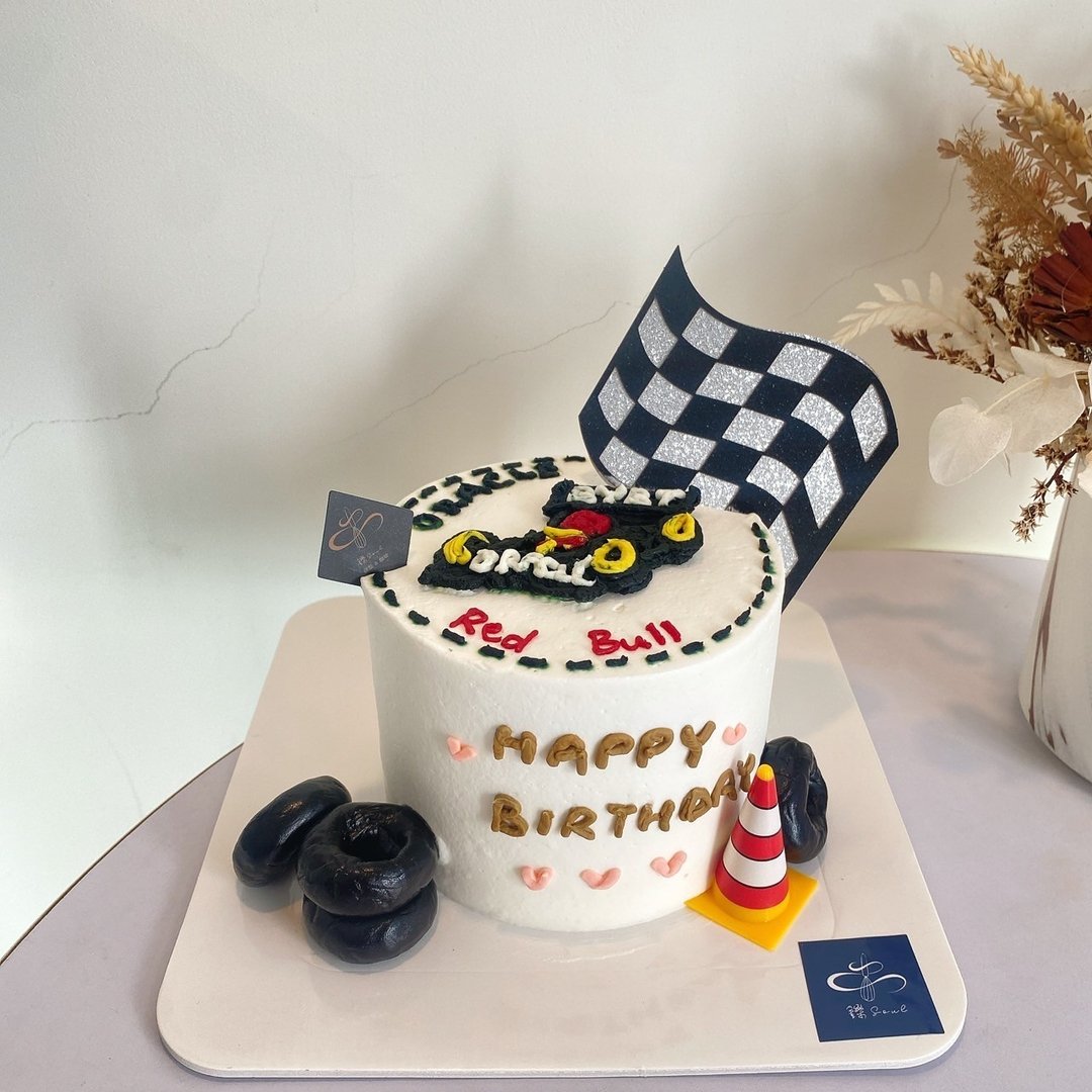 男孩的宝贝 赛车主题 生日蛋糕 绘图蛋糕 铄甜点 题字蛋糕 定制化 - 蛋糕/甜点 - 新鲜食材 