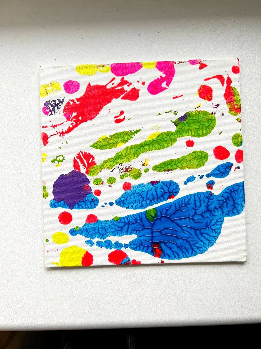 The painting has a beautiful texture, Abstract work,100% original paintin - 海报/装饰画/版画 - 其他材质 多色