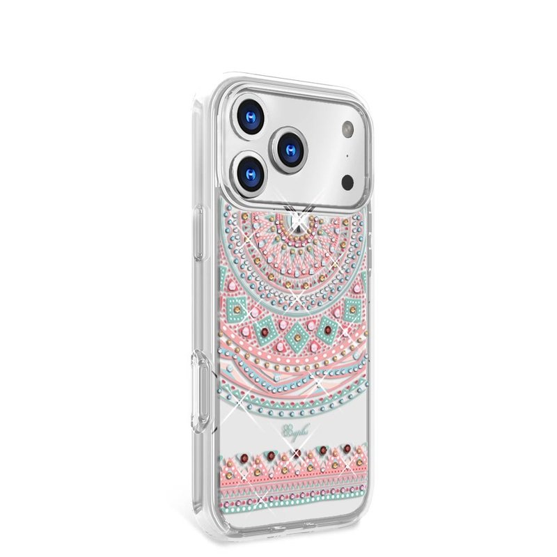 iPhone 17/16/15/14/13/12/11 轻薄军规防摔彩钻手机壳-满版图腾 - 手机壳/手机套 - 其他材质 多色