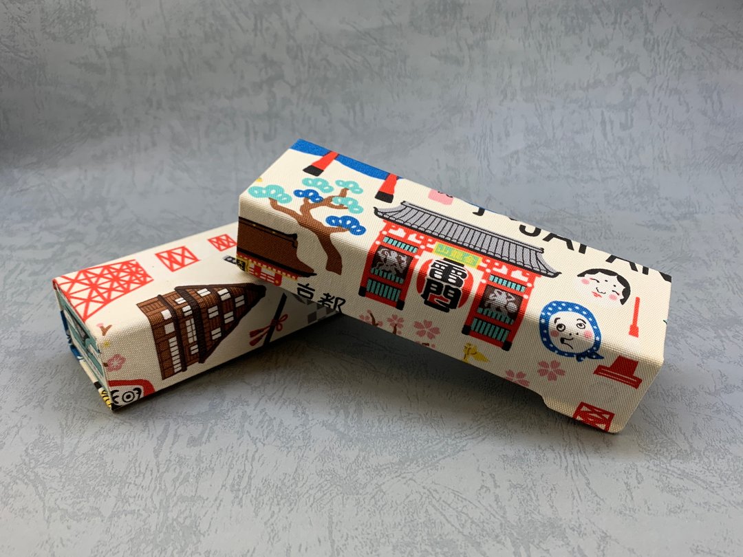 日本进口花布眼镜收纳盒 - 眼镜盒/眼镜布 - 棉 多色